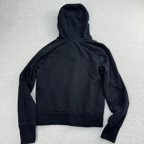 Aether Journey Pullover Womens M Black Hoodie Quiet Luxury $158 - Picture 6 of 9
